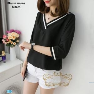 Blouse serena hitam