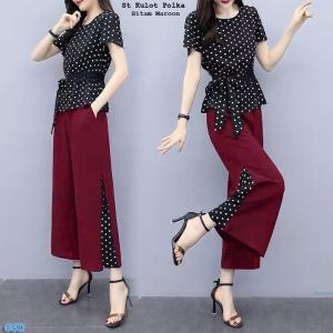 St kulot polka maroon