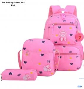 Tas Saiming Queen 3in1 pink