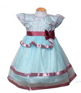 Dress Kids Mira biru muda