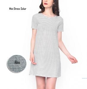 Mini Dress salur abu