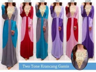 two tone gamis