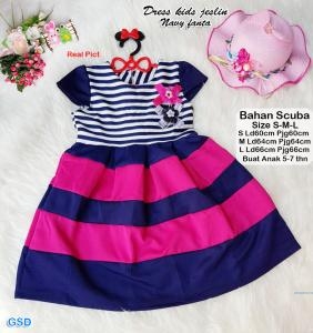 Dress kids jeslin navy fanta