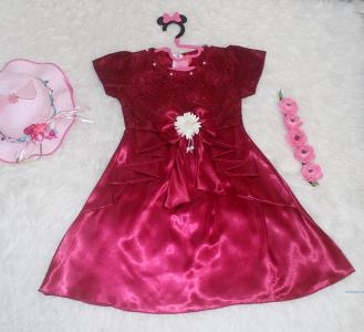 Dress Kids Yuli Maroon