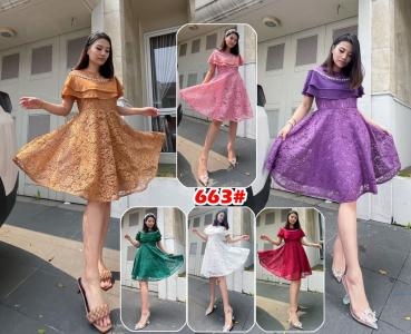 Dress Brukat 663#