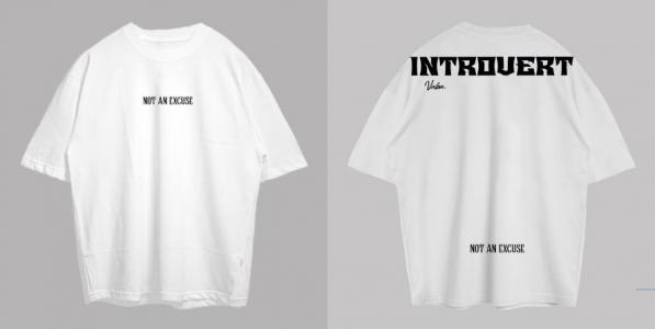 VABA Oversized Tshirt Introvert | Kaos Streetwear Unisex