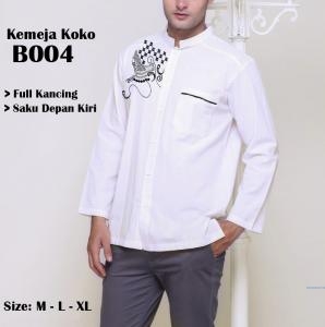 Kemeja Koko B004 Putih