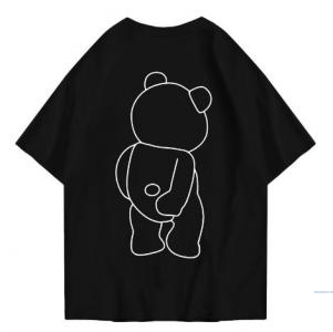 Hi VABA Oversized Bear Harrington Tshirt | Kaos Streetwear Unisex Tee