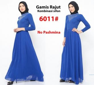 Gamis import 6011 blue