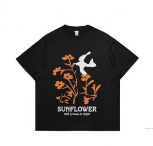 Hi VABA Oversized Tshirt Sunflower | Kaos Streetwear Unisex Tee