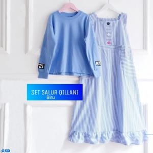 Set Qillani 2in1 Kids biru