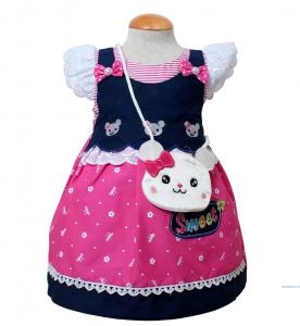 Dress Sweet bear pink