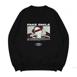 Anetarouca fake smile | Sweater Distro Streetwear Unisex Tee