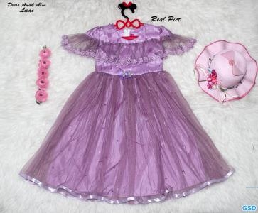 Dress Anak Alin Lilac