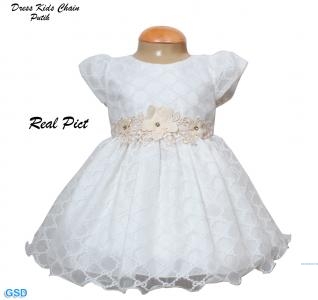 Dress Kids Chain putih