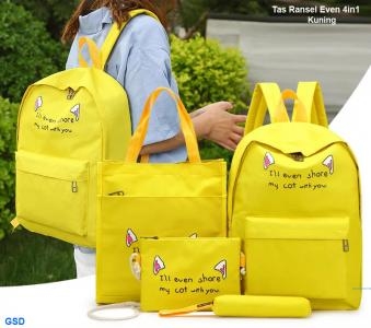 Tas Ransel even 4in1 kuning