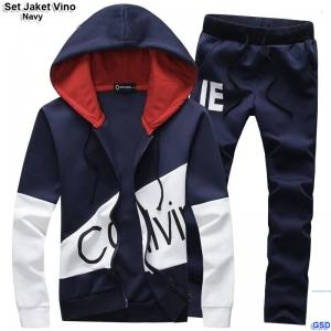 Set Jaket Vino Navy