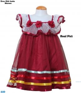 Dress Kids santa maroon