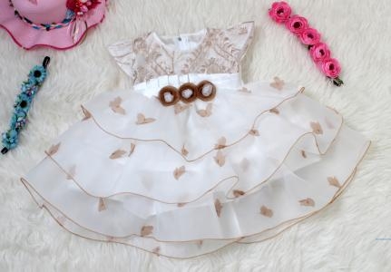 Dress Kids Julie SMLXLPutih