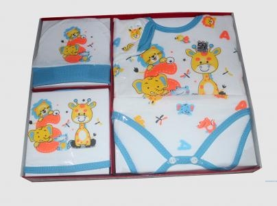 Set Bayi 3in1 Animal Biru