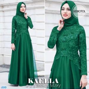 Maxi Kaella hijau dusty