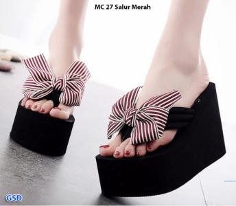 Sandal MC 27 salur red