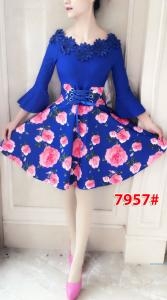 Dress import 7957 blue