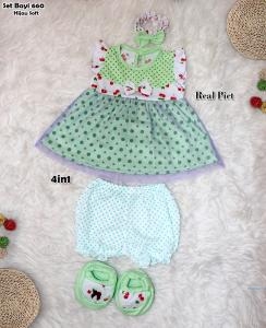 Set Bayi 660 4in1 Hijau soft