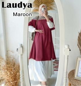 Laudya Tunik maroon