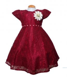 Dress Celsa kids maroon