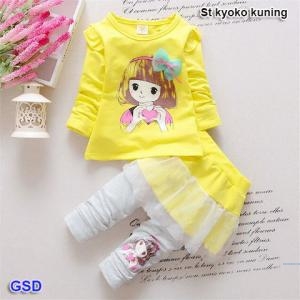 setelan kyoko kuning kids