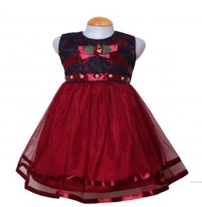 Dress Murni Kids Maroon