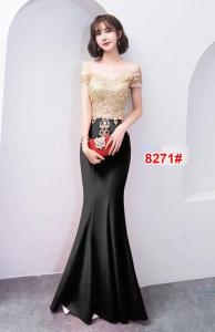 Longdress import 8271 krem