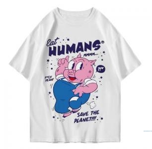 Hi VABA Oversized Piggy Save The Planet Tshirt | Kaos Streetwear Unisex Tee