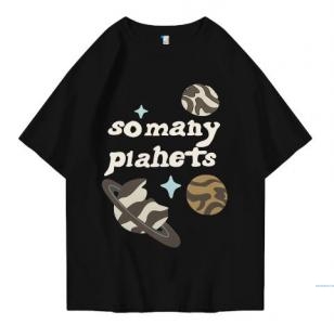 Hi VABA Oversized So Many Planets Tshirt | Kaos Streetwear Unisex Tee