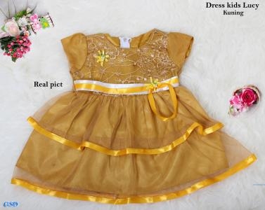 Dress kids lucy kuning