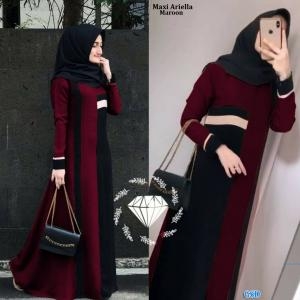 Maxi Ariella Maroon