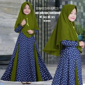 Syari Diana Polkadot armi