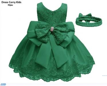 Dress Corry Kids Hijau