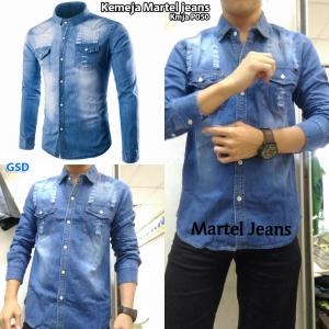 Kemeja martel jeans-kmja P050