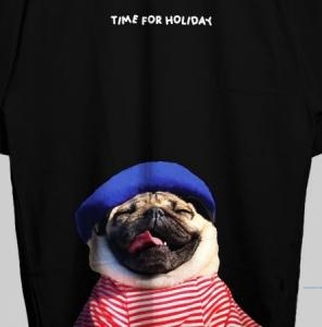 Pug Time To Holiday Tshirt 