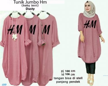 Tunik Jumbo Hm navy