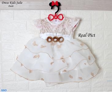 Dress Kids Julie SMLXLPutih