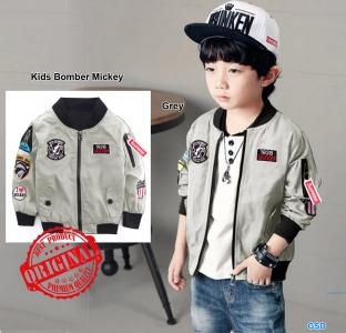 Kids Bomber mickey grey