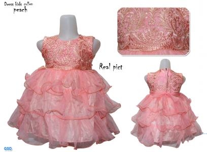 Dress kids collen peach