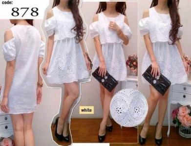 Dress import 878 white