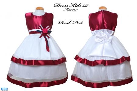 Dress Kids 337 maroon