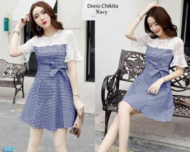 Dress Chikita biru