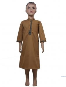 Koko Kurta Wahid  coklat tua