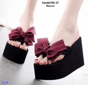 Sandal  mc27 maroon